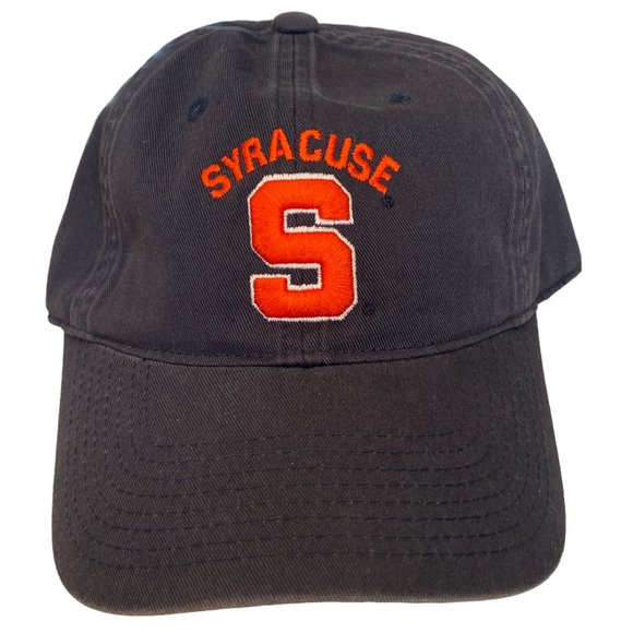 Legacy Syracuse Orange Embroidered Team Logo Curved Brim Fitted BaseBall Cap-M - Picture 1 of 13